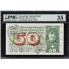 Image 8 : National Bank of Switzerland. 1957-71, 10 to 1,000 Franken. P-Various. PMG Graded.
