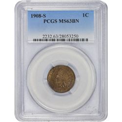 1908-S MS-63 BN PCGS.