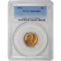 1911 MS-64 RD PCGS.