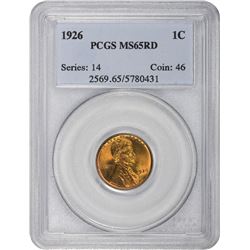 1926 MS-65 RD PCGS.
