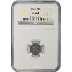 1862 MS-64 NGC.