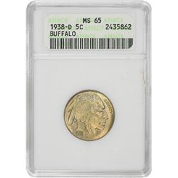1938-D Buffalo. MS-65 ANACS.