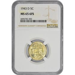 1943-D MS-65 6FS NGC.