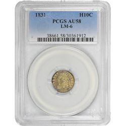 1831 LM-6. Rarity-1. AU-58 PCGS.