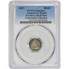 Image 1 : 1837 No Stars. Small Date. Genuine – Cleaned – AU Details PCGS.