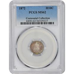 1872 MS-62 PCGS.