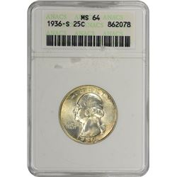 1936-S MS-64 ANACS.
