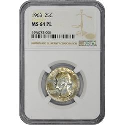 1963 MS-64 PL NGC.