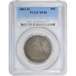 1861-O EF-40 PCGS.