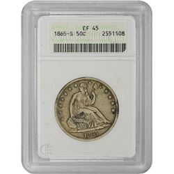 1865-S EF-45 ANACS.