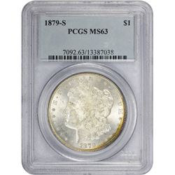 1879-S 3rd Reverse. MS-63 PCGS.