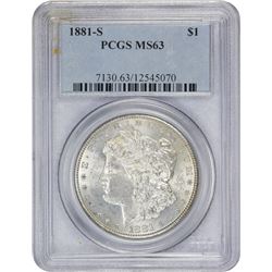1881-S MS-63 PCGS.