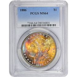 1886 MS-64 PCGS.