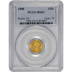 1888 MS-62 PCGS.