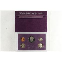 1985 US PROOF SET (WITH BOX)