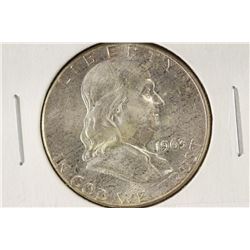 1963 FRANKLIN HALF DOLLAR BRILLIANT UNC
