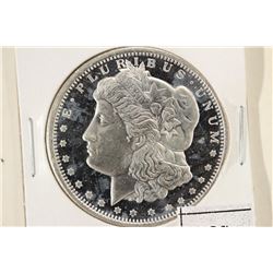1 TROY OZ .999 FINE SILVER PROOF ROUND MORGAN