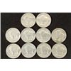Image 2 : 10 ASSORTED FULL DATE 1930'S BUFFALO NICKELS