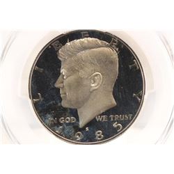 1985-S KENNEDY HALF DOLLAR PCGS PR69 DCAM