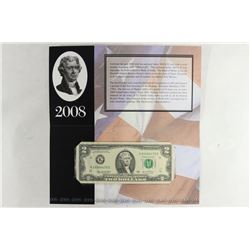 2003-A DALLAS $2 SINGLE NOTE SERIAL NUMBER STARTS