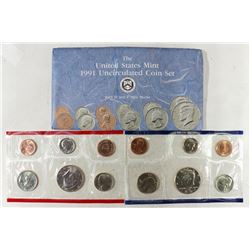 1991 US MINT SET (UNC) P/D (WITH ENVELOPE)