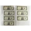 Image 1 : 7 ASSORTED 1935 $1 SILVER CERTIFICATES BLUE SEALS