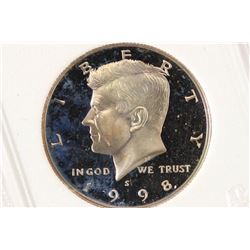 1998-S KENNEDY HALF DOLLAR PROOF DCAM