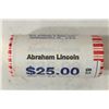 Image 1 : $25 ROLL OF 2010  ABRAHAM LINCOLN PRESIDENTIAL