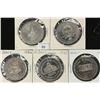 Image 1 : 5 ASSORTED CANADA TRADE DOLLARS UNC