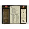 Image 2 : SUPERBOWL XXIV GOLD FOIL REPLICA TICKET
