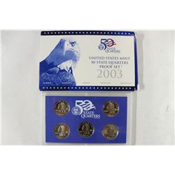 2003 US 50 STATE QUARTERS PROOF SET WITH BOX