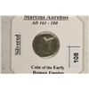 Image 3 : SILVERED 161-180 A.D. MARCIUS AURELIUS ANCIENT