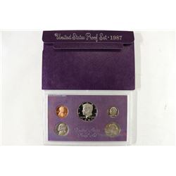 1987 US PROOF SET (WITH BOX)