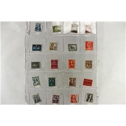 20 ASSORTED WWII NEDERLAND / GERMAN STAMPS