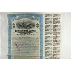 BOSTON AND ALBANY RAIL ROAD COMPANY BOND OF 1928