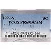 Image 3 : 1997-S JEFFERSON NICKEL PCGS PR69 DCAM