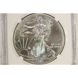 2012 (W) AMERICAN SILVER EAGLE NGC MS70