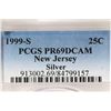 Image 3 : 1999-S SILVER NEW JERSEY QUARTER PCGS PR69 DCAM