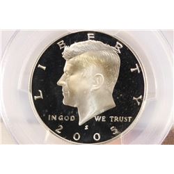 2005-S SILVER KENNEDY HALF DOLLAR PCGS PR69 DCAM