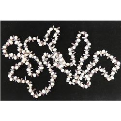 FRESH WATER PEARL NECKLACE, 56"-5-8MM PEARLS