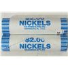 Image 1 : 2-$2 ROLLS OF 2011-D JEFFERSON NICKELS BU