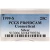 Image 3 : 1999-S SILVER CONNECTICUT QUARTER PCGS PR69 DCAM
