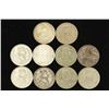 Image 2 : 10 ASSORTED 1957-1966 MEXICO .100 SILVER PESOS