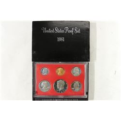 1981 US PROOF SET (WITH BOX)