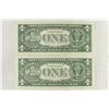 Image 2 : 2-1957-B $1 SILVER CERTIFICATES CONSECUTIVE SERIAL