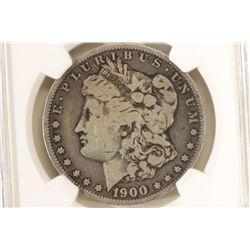 1900-O/CC MORGAN SILVER DOLLAR NGC FROM THE WEST