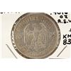 Image 1 : 1935-A GERMAN SILVER 5 MARKS
