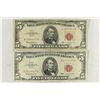Image 1 : 2-1963 $5 RED SEAL US NOTES