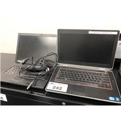 PAIR OF DELL LAPTOPS (NO HARD DRIVES)