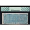 Image 2 : 1864 $10 Confederate States of America Note PCGS 55